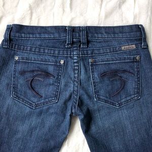 Y2K FRANKIE B Low Rise Flare Leg Jeans Sz 6